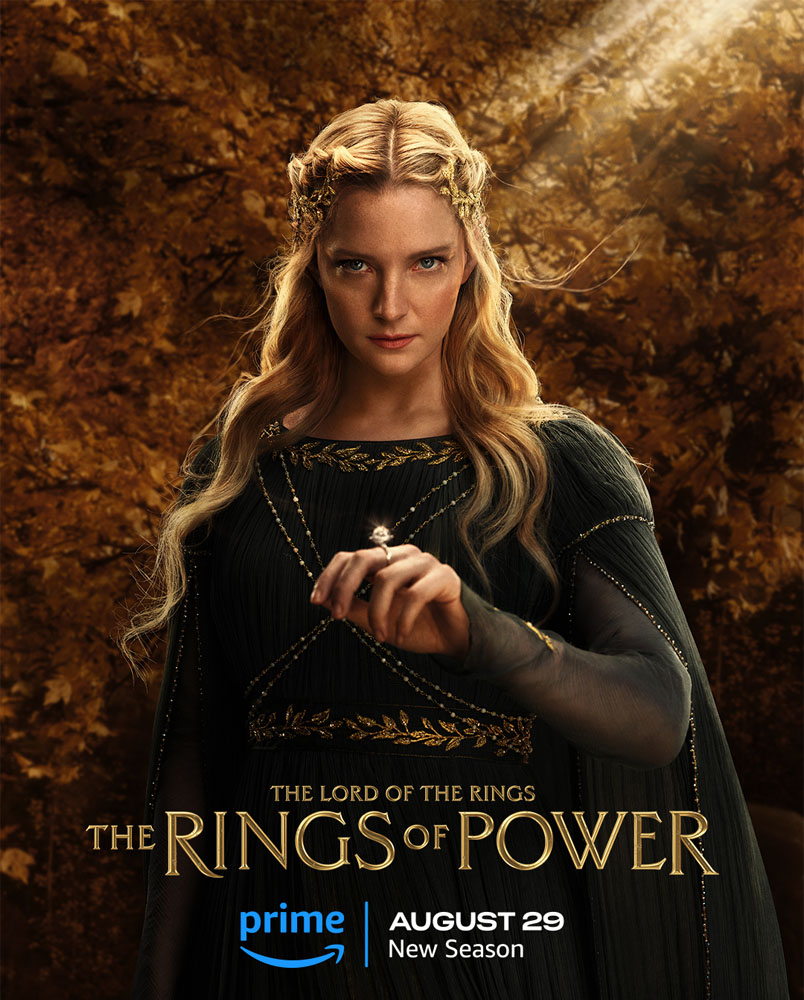 the rings of power 2 poster Galadriel